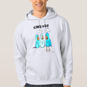 Flying Coach Black Men's Hoodie