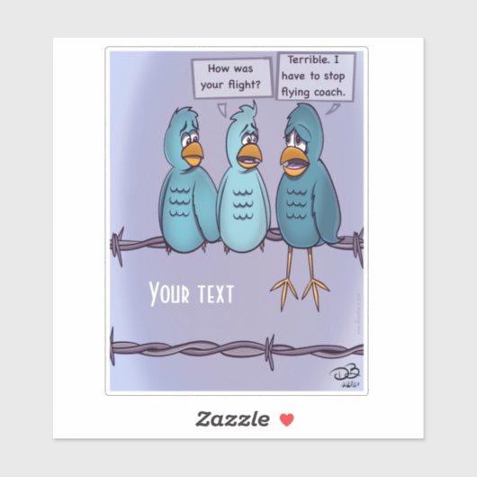 Flying Coach Custom Cut Stickers Aufkleber (Blatt)