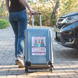 Flying Coach Extra große, benutzerdefinierte Schne Aufkleber