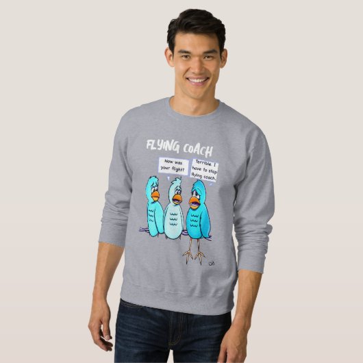 Flying Coach Maroon Men's Sweatshirt (Vorne ganz)