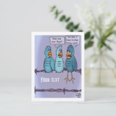 Flying Coach Postkarte (Stehend Vorderseite)