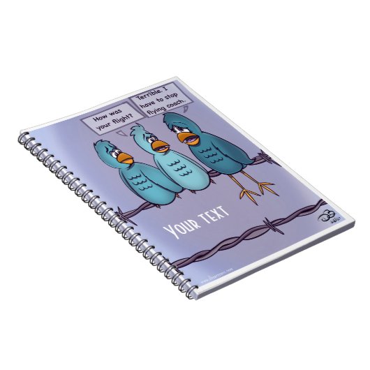 Flying Coach Spiral Notebook Notizblock (Rechte Seite)