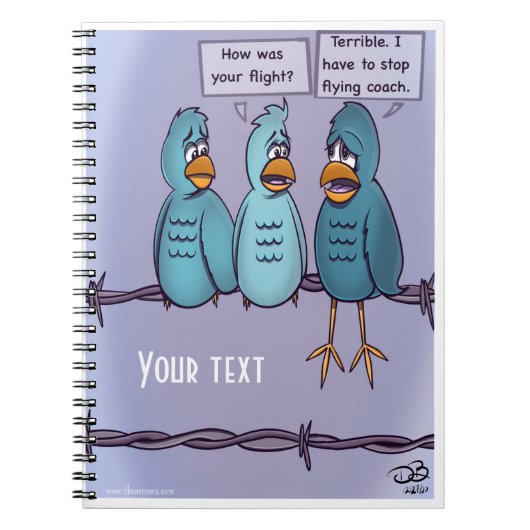 Flying Coach Spiral Notebook Notizblock (Vorderseite)