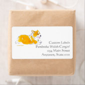 Flying Corgi Custom Labels (Insitu)