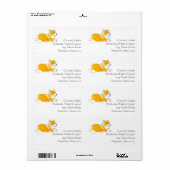 Flying Corgi Custom Labels (Vorne)