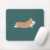 Flying Corgi Mousepad (Mit Mouse)