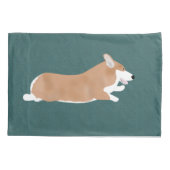 Flying Corgi Pillowcase Kissenbezug (Rückseite)