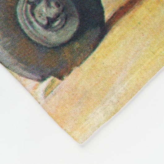 Flying Cowboy von Mead Schäffer Fleecedecke (Ecke)