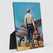 Flying Cowboy von Mead Schäffer Fotoplatte (Seite)