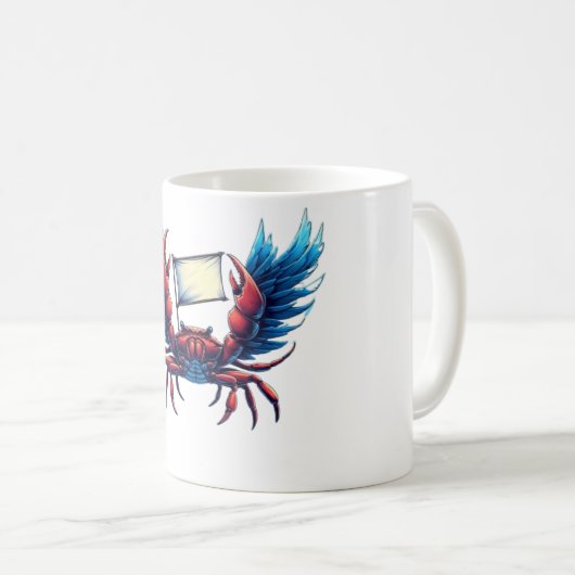 Flying Crab Kaffeetasse (VorderseiteRechts)