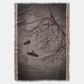 Flying Crows Tree Branches Birds Gothic Decke (Vorderseite Vertikal)