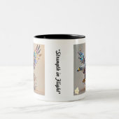"Flying Crystal Eagle" Zweifarbige Tasse (Mittel)