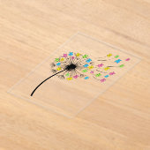 Flying cute bears dandelion flow acryleinladungen (Ablage )