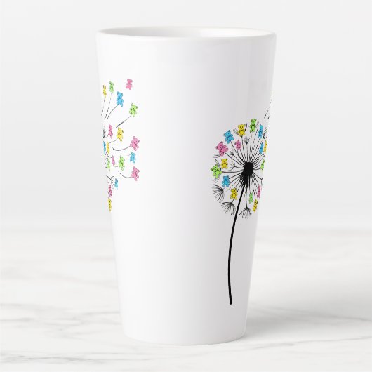 Flying cute bears dandelion flow milchtasse (Vorderseite)