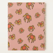 Flying Daisies Florals Planer (Rückseite)