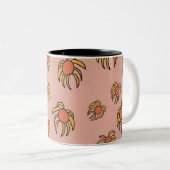 Flying Daisises Frühling und Sommer Tasse (VorderseiteRechts)