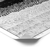 Flying Disk Dog Poster (Ecke)