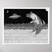 Flying Disk Dog Poster (Vorne)