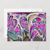 Flying Disk Postcard Postkarte (Vorne/Hinten)
