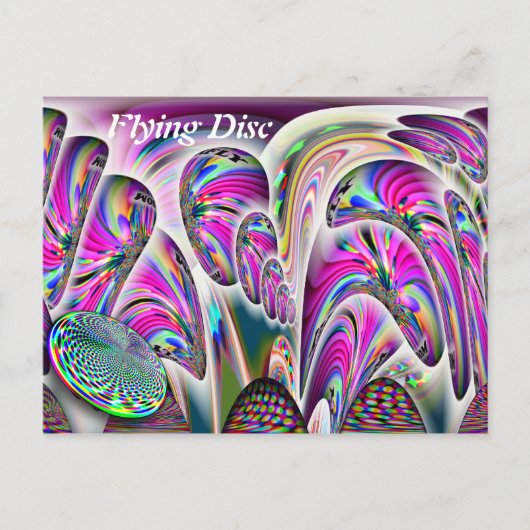 Flying Disk Postcard Postkarte (Vorderseite)
