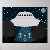 Flying Disk Stargazing Poster (Vorne)