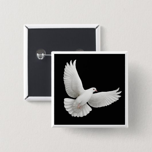 Flying Dove-Button Button (Vorne & Hinten)