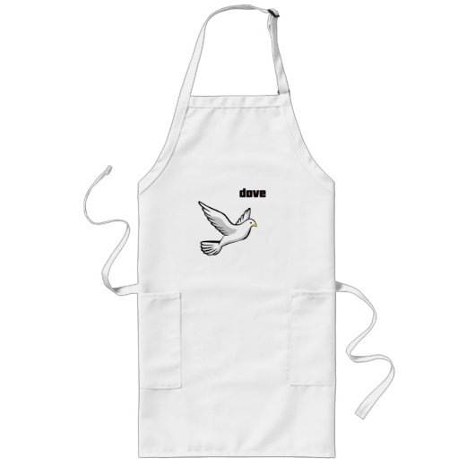Flying Dove Lange Schürze (Vorne)