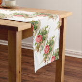 FLYING DOVE MIT PINK ROSE VALENTINE KURZER TISCHLÄUFER (Beispiel)