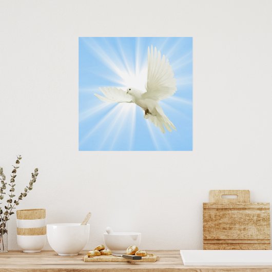 Flying Dove Poster (Küche)