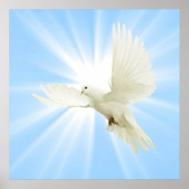 Flying Dove Poster