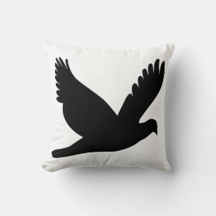 Flying Dove-Silhouette Kissen