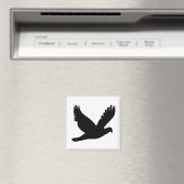 Flying Dove-Silhouette Magnet (In Situ (Geschirrspüler))