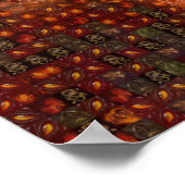 Flying Dragon Attack Foto Mosaik-Poster Poster (Ecke)