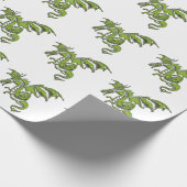 Flying Dragon Design Geschenkpapier (Ecke)