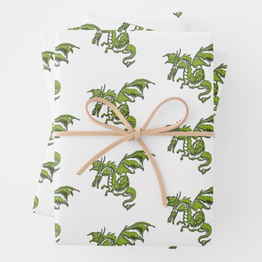 Flying Dragon Design Geschenkpapier Set (Beispiel)