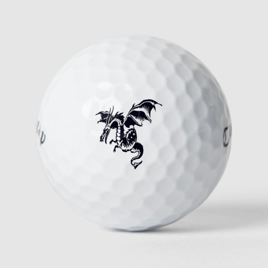 Flying Dragon Design Golfball (Vorderseite)
