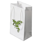 Flying Dragon Design Kleine Geschenktüte (Rückseite Schrägansicht)