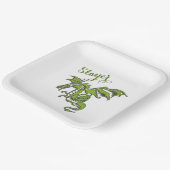 Flying Dragon Design Pappteller (Gewinkelt)