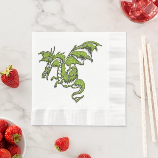 Flying Dragon Design Serviette (Beispiel)