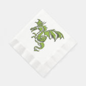 Flying Dragon Design Serviette (Ecke)