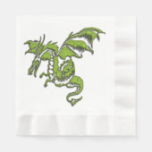 Flying Dragon Design Serviette (Vorderseite)