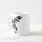 Flying Dragon Design White Kaffeetasse (Vorderseite Links)