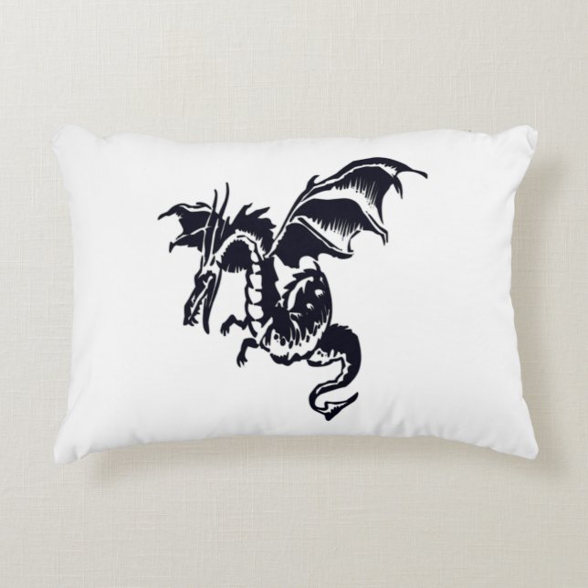Flying Dragon Design Zierkissen (Vorderseite)