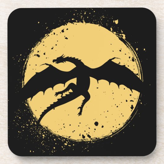 Flying Dragon Getränkeuntersetzer (Vorderseite)