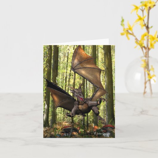 Flying Dragon Karte (Gelbe Blume)