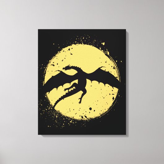 Flying Dragon Leinwanddruck (Vorderseite)