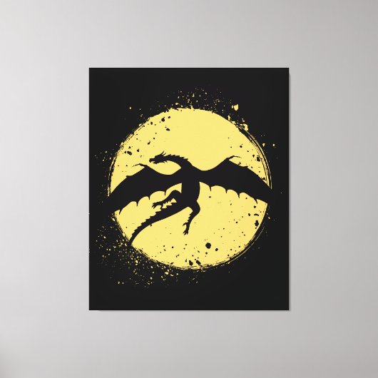 Flying Dragon Leinwanddruck (Vorderseite)