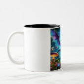 Flying Dragon Multicolor Zweifarbige Tasse (Links)