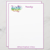 Flying Dragon Mythology Monster Rainbow Color (Vorne/Hinten)