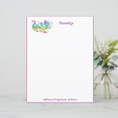 Flying Dragon Mythology Monster Rainbow Color (Stehend Vorderseite)